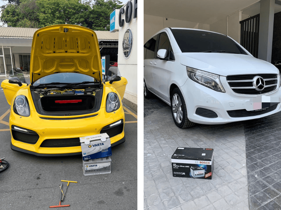 รับเปลี่ยนแบตเตอรี่รถยนต์ด่วน 24 ชั่วโมง